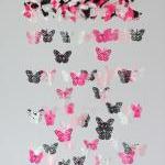 Pink, Black & White Butterfly Nursery..