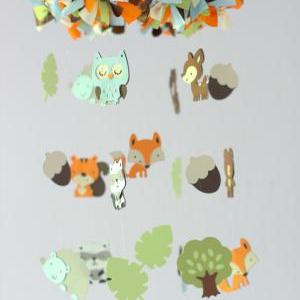 Small Forest Friends Nursery Mobile