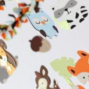 SMALL Forest Friends Nursery Mobile
